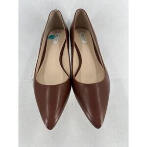 Cole Haan Brown Leather Pointed Toe Flats